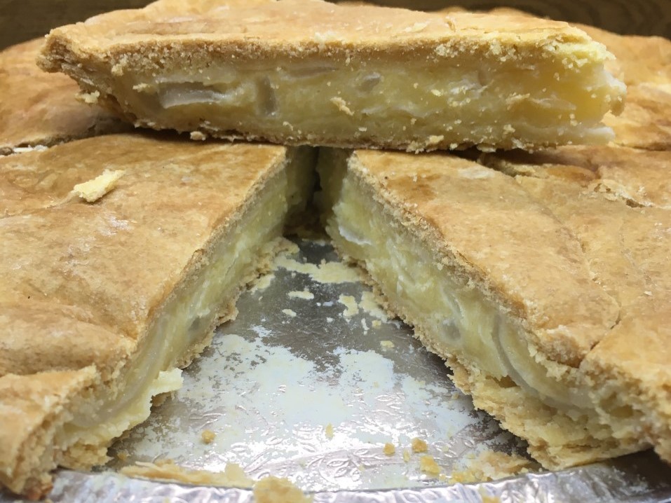 Our very popular Cheese & Onion Pie