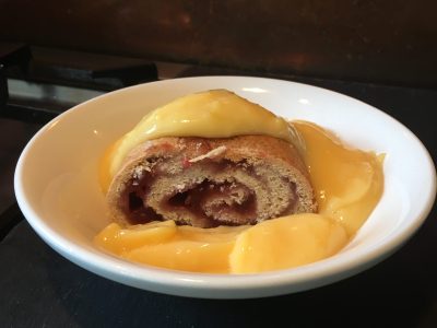 Jam Roly Poly and Custard