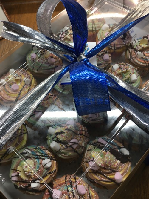 Gift boxed cup cakes for the NHS!